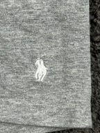 Lot 2 Polo Ralph Lauren Mens T Shirts Large White Grey Classic & Slim Fit Pony