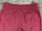True Religion Core Jogger Sweatpants Mens L Burgundy Horseshoe Logo Lounge Pants