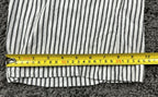 Aritzia Wilfred Faun Pants Womens Striped Wide Leg Cropped Tie Waist Sz XS