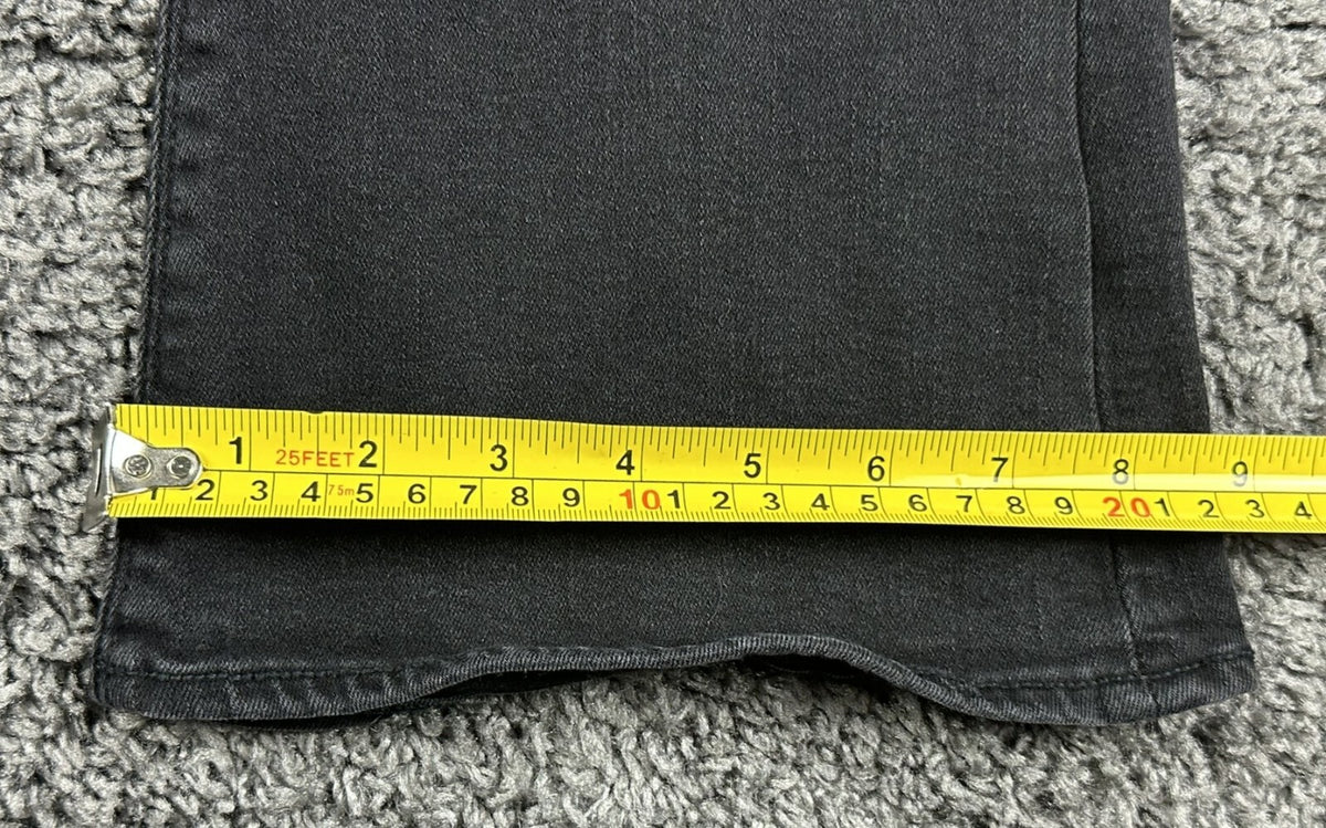 American Eagle Womens 10 Black Wash Ne(x)t Level Stretch Artist Flare Jeans