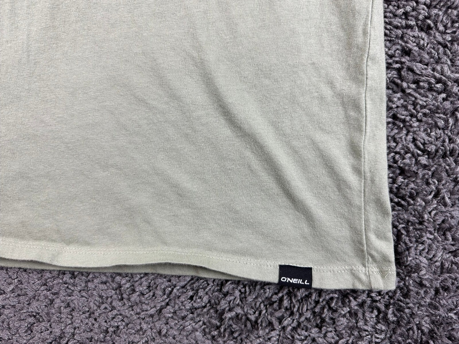 O’Neill Mens Logo Graphic T Shirt Sage Green Cotton Surf Skate Sz Large