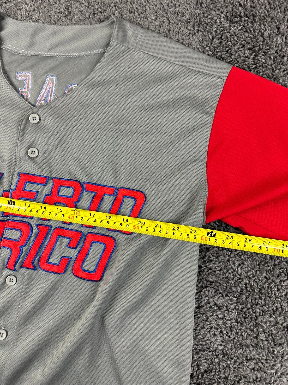 Majestic Javier Baez Puerto Rico World Baseball Classic 2017 Jersey Size 48 XL