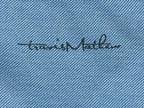 TravisMathew Polo Shirt Men Blue Pima Cotton Stretch Cranwell Golf Resort Sz L
