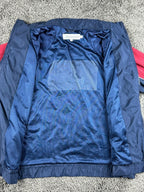 Vintage 90s Jammin Mens L USA Armed Forces Sports Track Jacket Navy Red USA Made