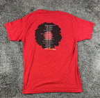 The Cure 2016 North American Tour Concert Band T-Shirt Red Sunburst Mens Medium