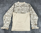 Rothco Desert Digital Camo Tactical Combat Shirt Men's Military Zip Pockets Sz S