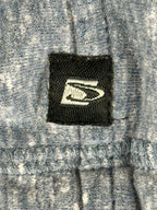 O'Neill Mens XL Full Zip Hoodie Blue Heathered Fleece Sweatshirt Jacket Surf