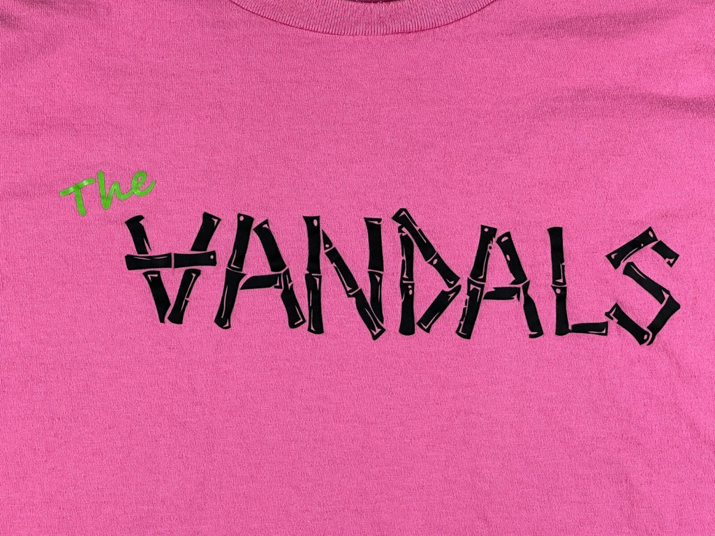 The Vandals Punk Rock Band Pink Graphic T-Shirt Size L