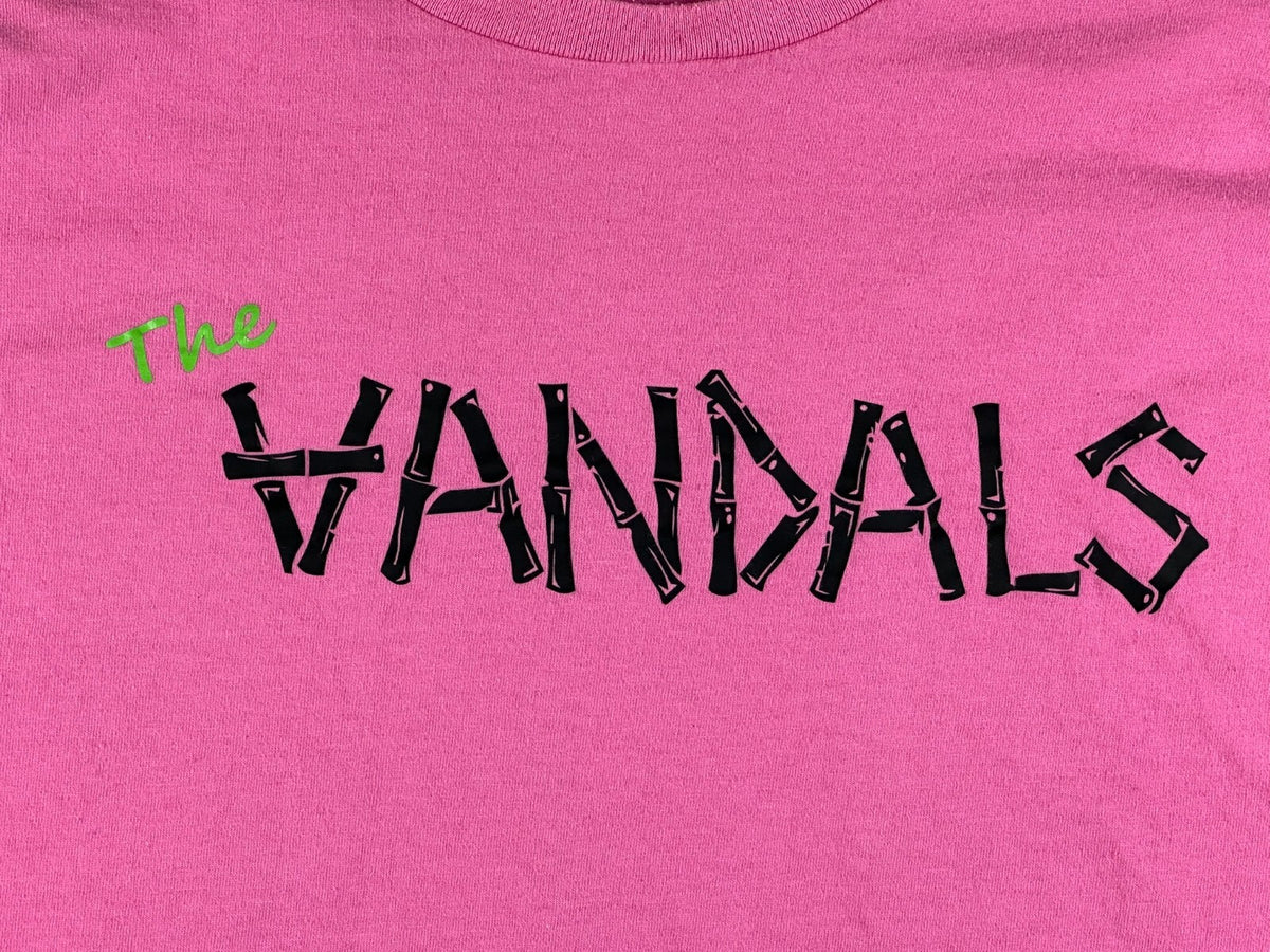 The Vandals Punk Rock Band Pink Graphic T-Shirt Size L