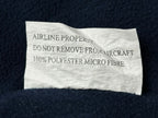 Air New Zealand Pacific Class John Horsfall Cabin Fleece Blanket Navy 39x58 2004