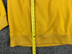 Coors Banquet Mens Sweatshirt Yellow Crewneck Rocky Mountain Beer Graphic Sz M