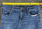 Talbots Straight Leg Jeans Womens Blue Stretch Denim Medium Wash Classic Pants 8