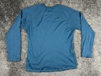 The North Face Men's Large L Long Sleeve Athletic Shirt Blue Teal
