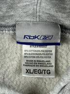 Reebok Super Bowl XLII 2008 Hoodie Mens Gray Giants Patriots NFL Vintage Sz XL
