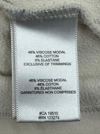 Lolë Womens L White Call Me Cowl Neck Pocket Sweatshirt Tunic Dress