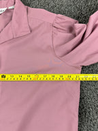 Vintage Lady Manhattan Womens 14 Pink Long Sleeve Button Up Blouse Top Shirt