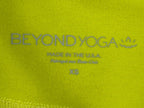 Beyond Yoga Womens XS Neon Yellow Spacedye Square Neck Bra & Midi Legging Set