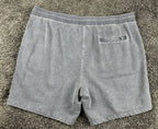 Outerknown Sur Sweatshorts Mens Faded Black Hemp Organic Cotton Blend Shorts XXL