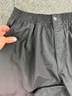 Vintage Adidas Mens XL Black Tennis Golf Athletic Shorts Elastic Zip Fly Y2K