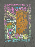Junk Food Grateful Dead Shirt Mens Honolulu Hawaii 1970 Band Concert Gray Sz M