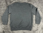 Old Navy Crewneck Sweater Mens XXL Gray Purple Stripe Chest Cotton Knit Pullover