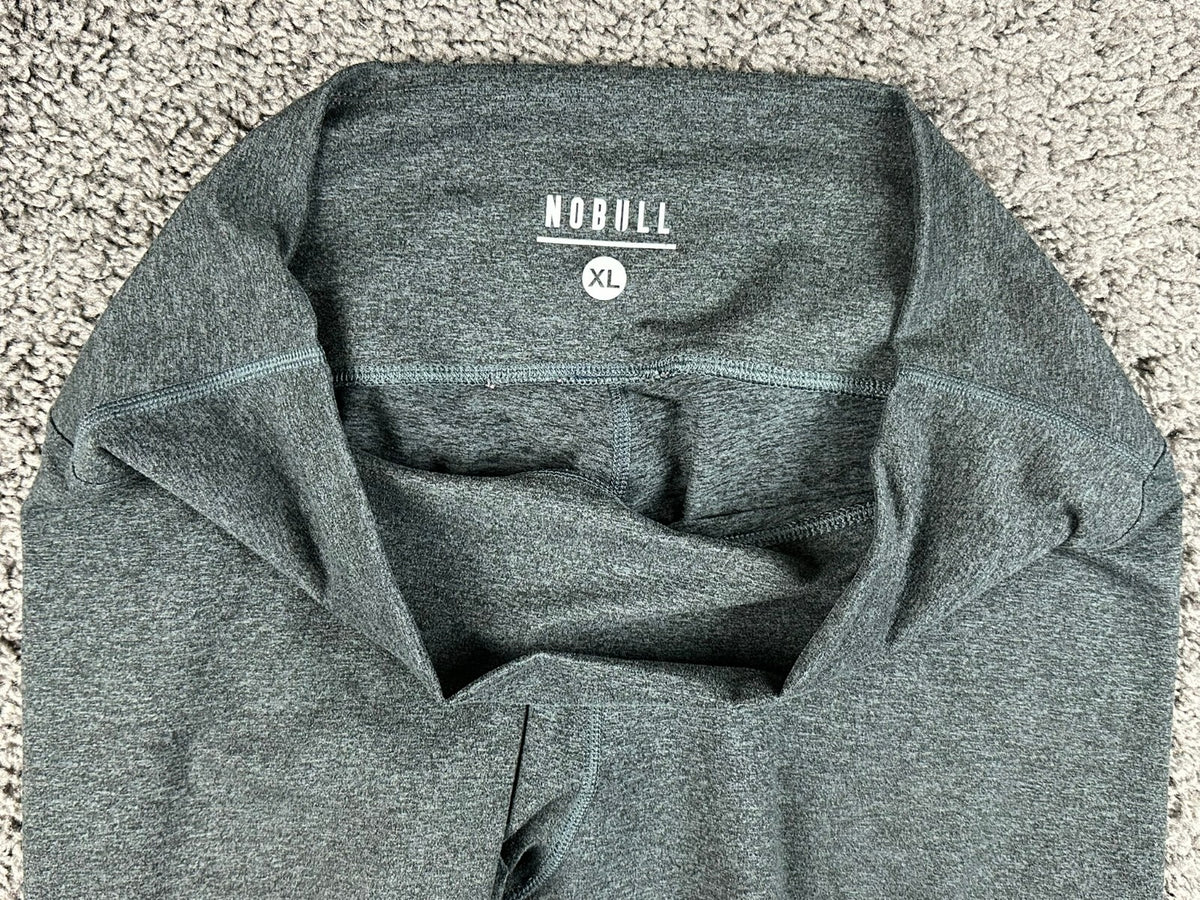 NOBULL Womens XL Charcoal Heather High-Rise Tight Leggings