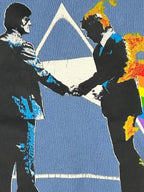 Pink Floyd Wish You Were Here Sweatpants Unisex Blue Graphic Joggers Sz L