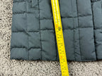 Nau Down Puffer Vest Womens S Black Quilted Snap Front Recycled Down Outdoor S
