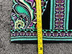 ECI New York Dress Womens S Small Black Multi Geometric Paisley Stretch