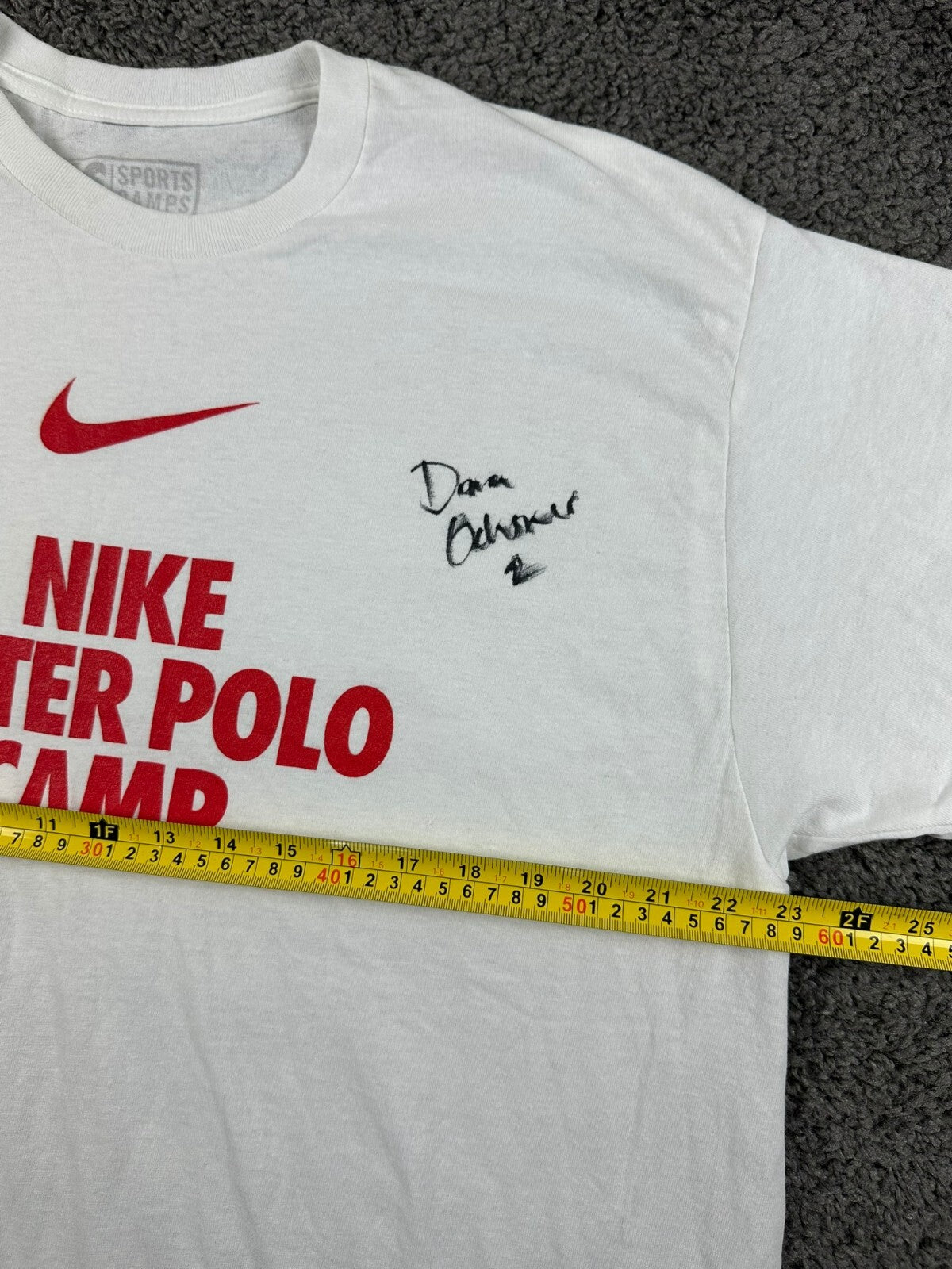 Nike Water Polo Camp Shirt XL Amber Stachowski Dana Ochsner Signed Autograph