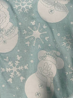 Disney Loungefly Snowman Hoodie Unisex Mickey Minnie Donald Daisy Christmas Sz L