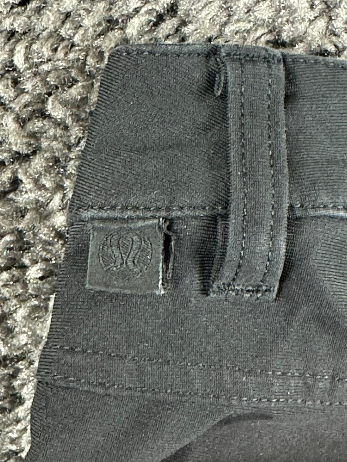 Lululemon ABC Slim-Fit 5 Pocket Pants Mens Black Warpstreme Trousers Sz 31x28