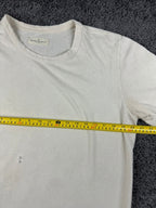 Imogene + Willie Mens XL Off-White Cotton Short Sleeve T-Shirt Tee Made in USA
