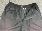 Vintage Adidas Mens XL Black Tennis Golf Athletic Shorts Elastic Zip Fly Y2K