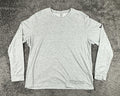 Nike Mens XL Heather Grey Elite World Long Sleeve T-Shirt Dri-Fit
