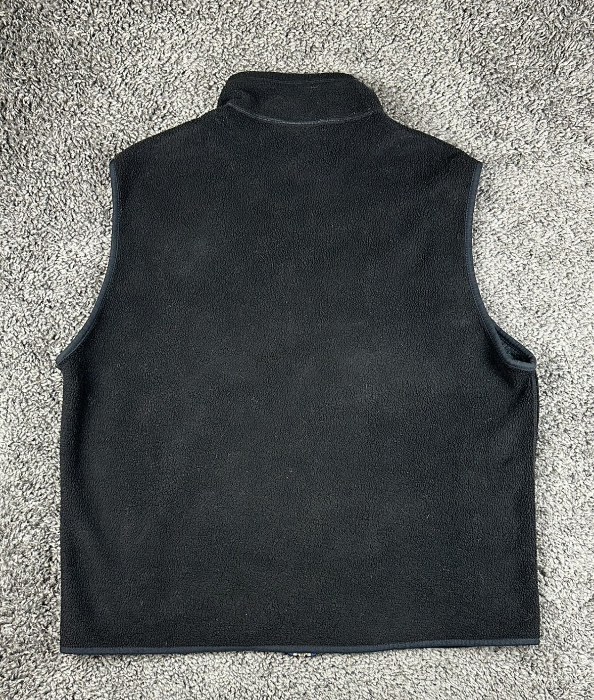 Vintage 90s Patagonia Synchilla Fleece Vest Mens XL Black 24 Hours of Moab