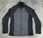 Athleta Womens XL Flurry Force Insulated PrimaLoft Jacket 2.0 Black Full Zip