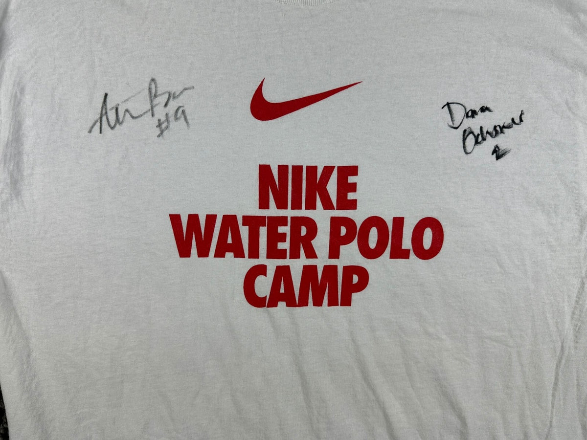 Nike Water Polo Camp Shirt XL Amber Stachowski Dana Ochsner Signed Autograph