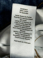 Talbots Straight Leg Jeans Womens Blue Stretch Denim Medium Wash Classic Pants 8