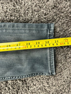 NEUW Denim Mens Iggy Skinny Jeans 31x32 Washed Gray Button Fly Cotton