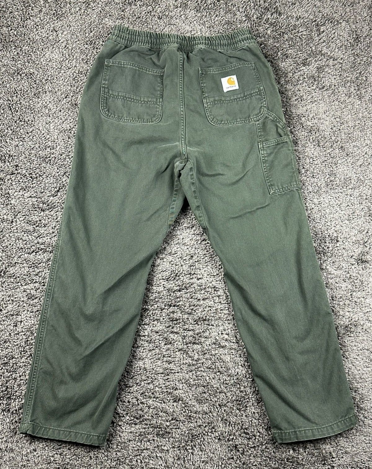 Carhartt WIP Green Organic Cotton Drawstring Lounge Pants Green Medium M