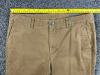 Bonobos Stretch Washed Chino Pants Mens 35x36 Slim Fit Tan Khaki Paisley Pocket