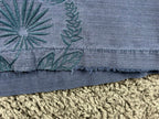 Tommy Bahama Mens XLT Blue Silk Cotton Embroidered Palm Camp Shirt Big Tall