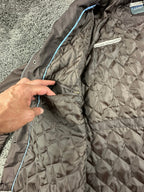 Alexander Julian American Modern Mens L Hussongs Ensenada Brown Quilted Jacket