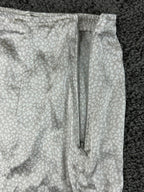 Abercrombie & Fitch Midi Skirt Womens Gray Animal Print Satin Side Slit Sz M