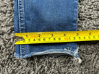 Madewell 9" High Rise Skinny Jeans Blue Raw Hem Denim Stretch Womens Sz 25