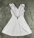 Ted Baker London Liliiee Light Purple Lilac Knit Front Zip Skater Dress Size 3