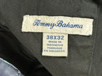 Tommy Bahama Boracay Pants Men Blue Flat Front Stretch Chinos Sz 38x32