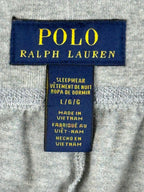 Polo Ralph Lauren Mens L Grey All-Over Print Polo Bear Sleepwear Jogger Pants