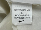 Nike Swift Dri-FIT UV 1/4 Zip Running Top Women White Long Sleeve Thumbholes L